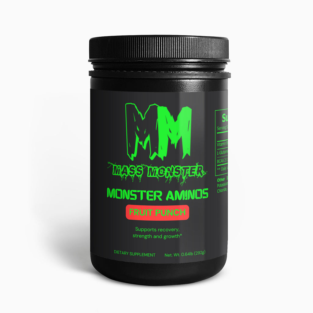 Monster Aminos BCAA Post Workout Powder (Fruit Punch)
