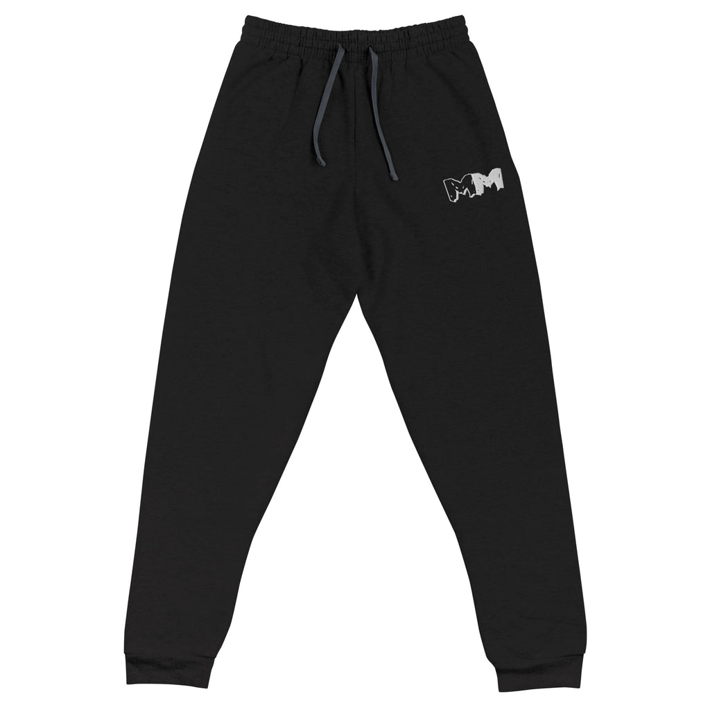 MM Embroidered (WHITE) Juggernaut Joggers